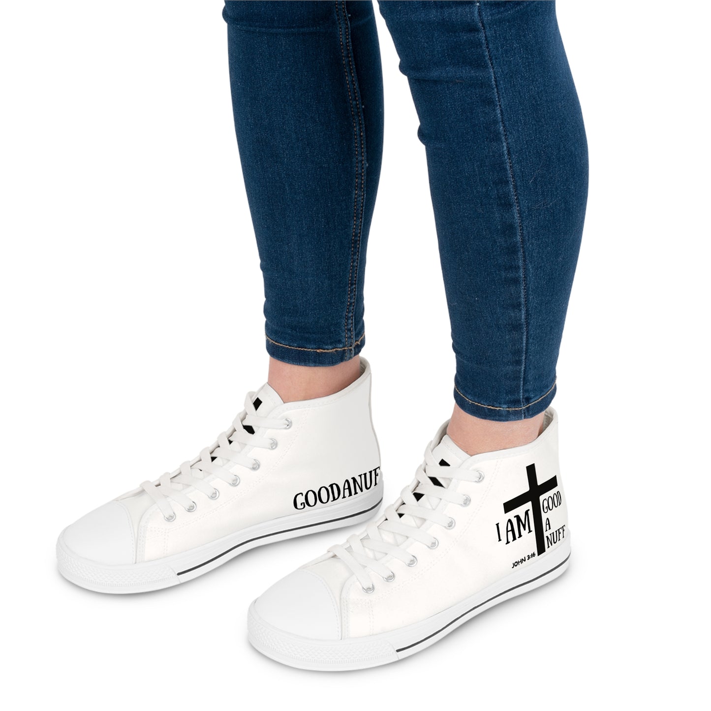 I AM GoodaNuff Womens High Top Sneakers