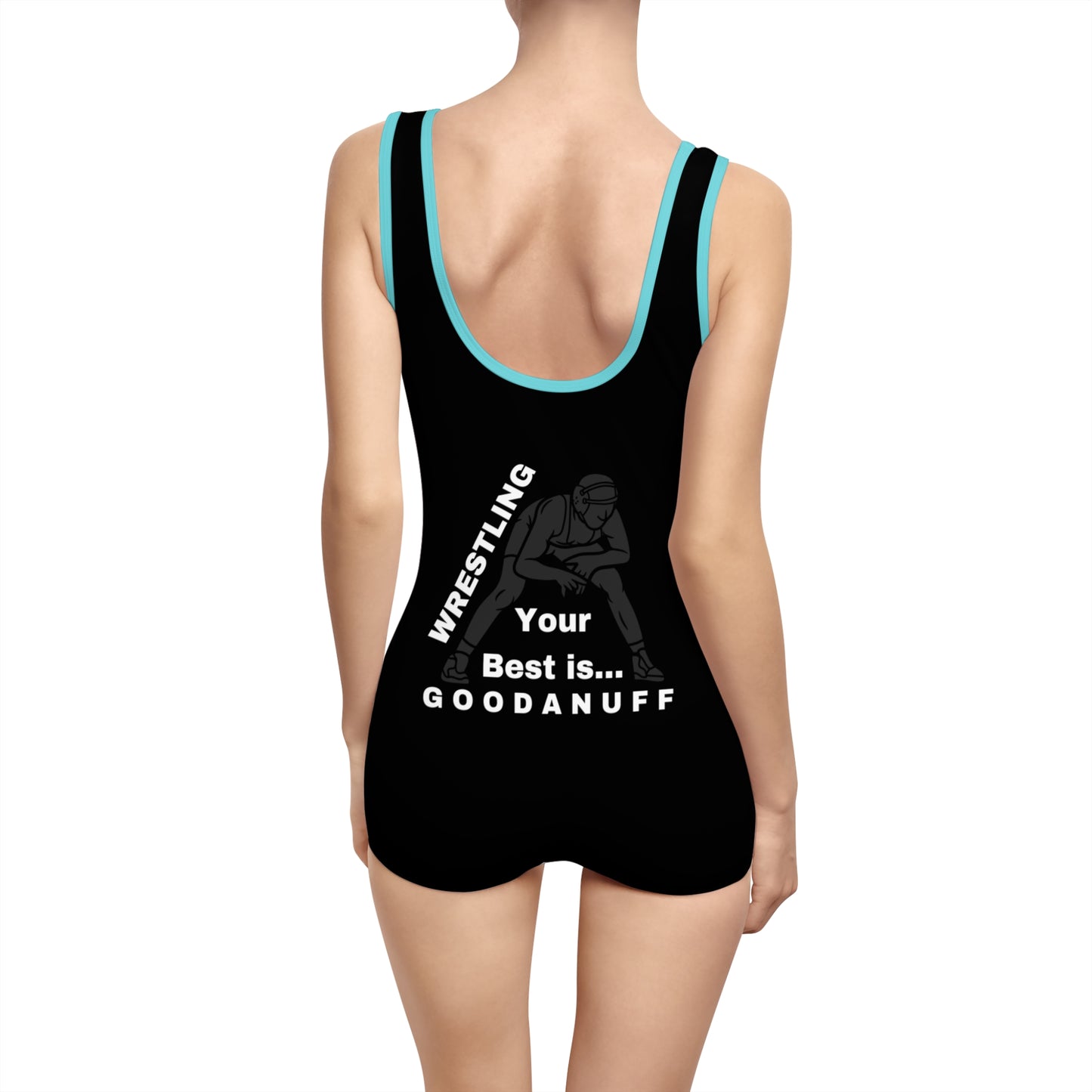 Wrestling Your Best is GoodaNuff Vintage Style Swimsuit