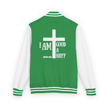 I AM GoodaNuff Unisex Letterman Jacket