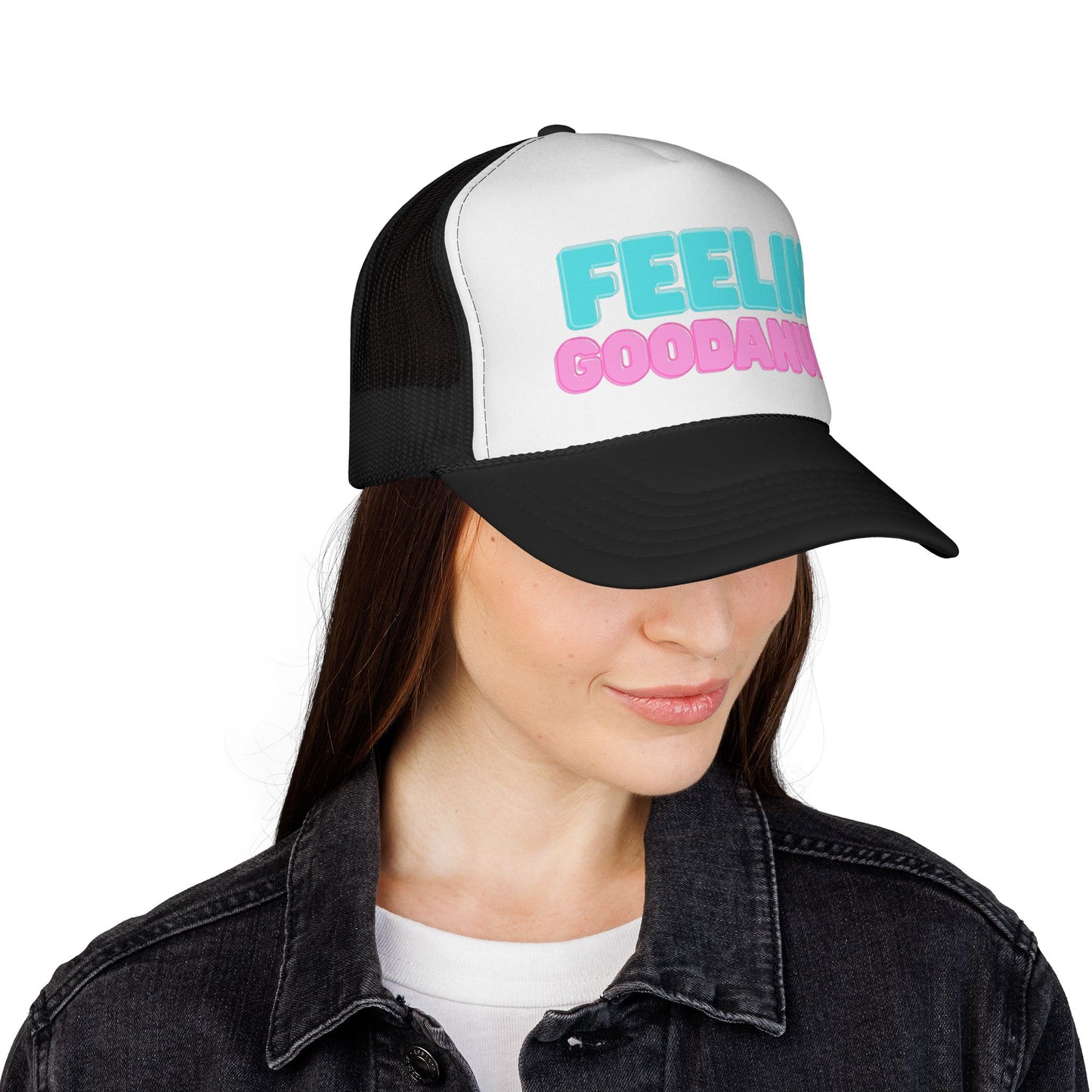 Puff Pink GoodaNuff Trucker Hat