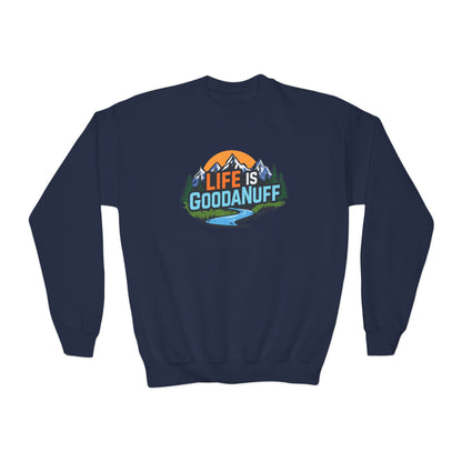 Life Is GoodaNuff Unisex Youth Crewneck