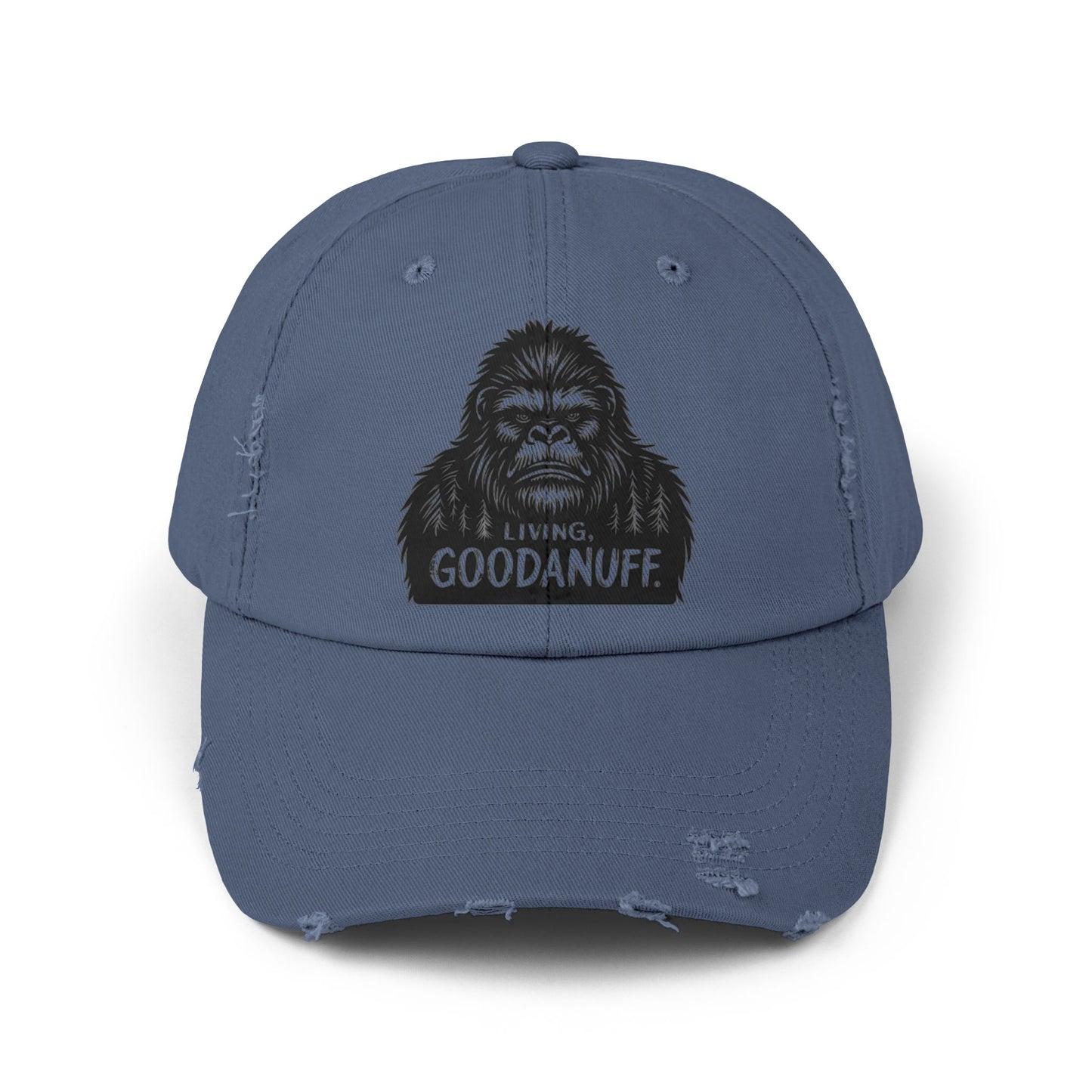 Living GoodaNuff Distressed Baseball Cap