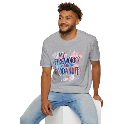 My Fireworks are GoodaNuff Unisex Softstyle T-Shirt