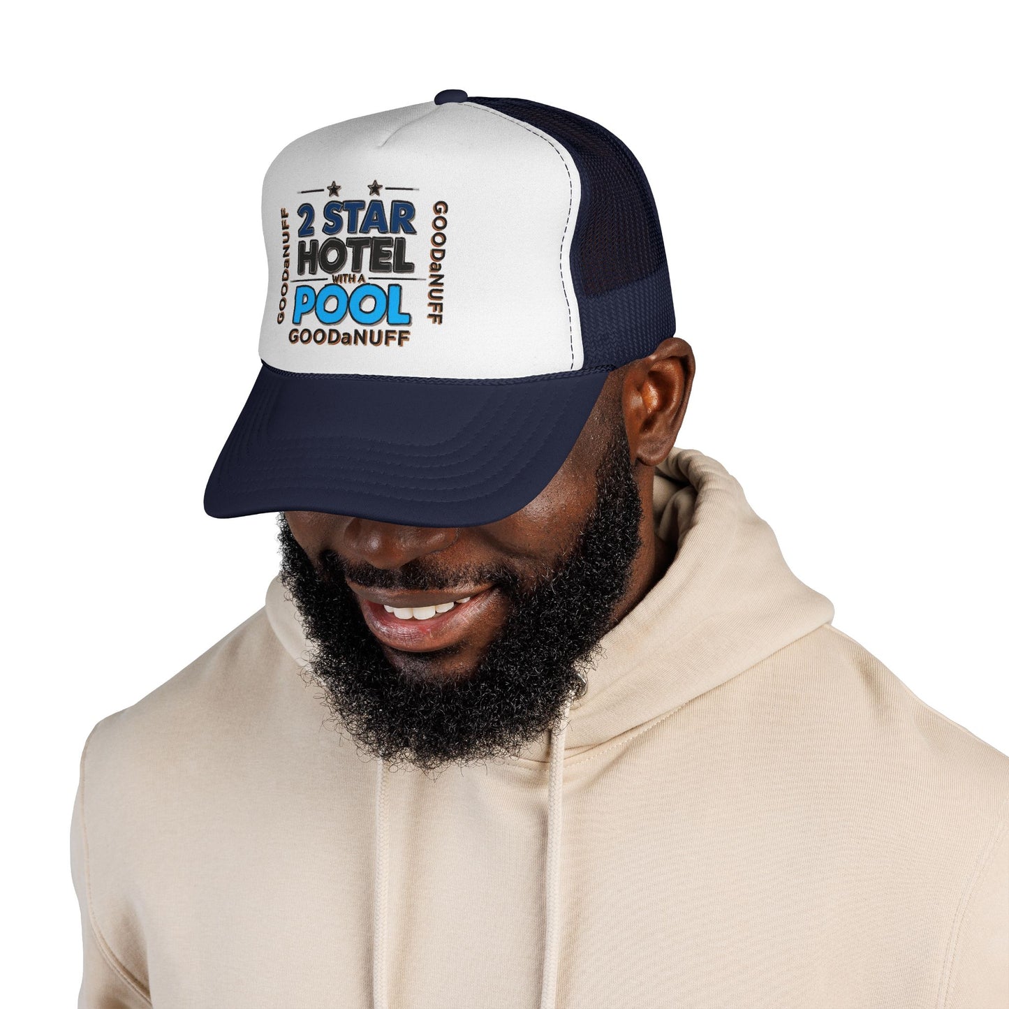 2 Star Hotel with a Pool. GoodaNuff Trucker Hat