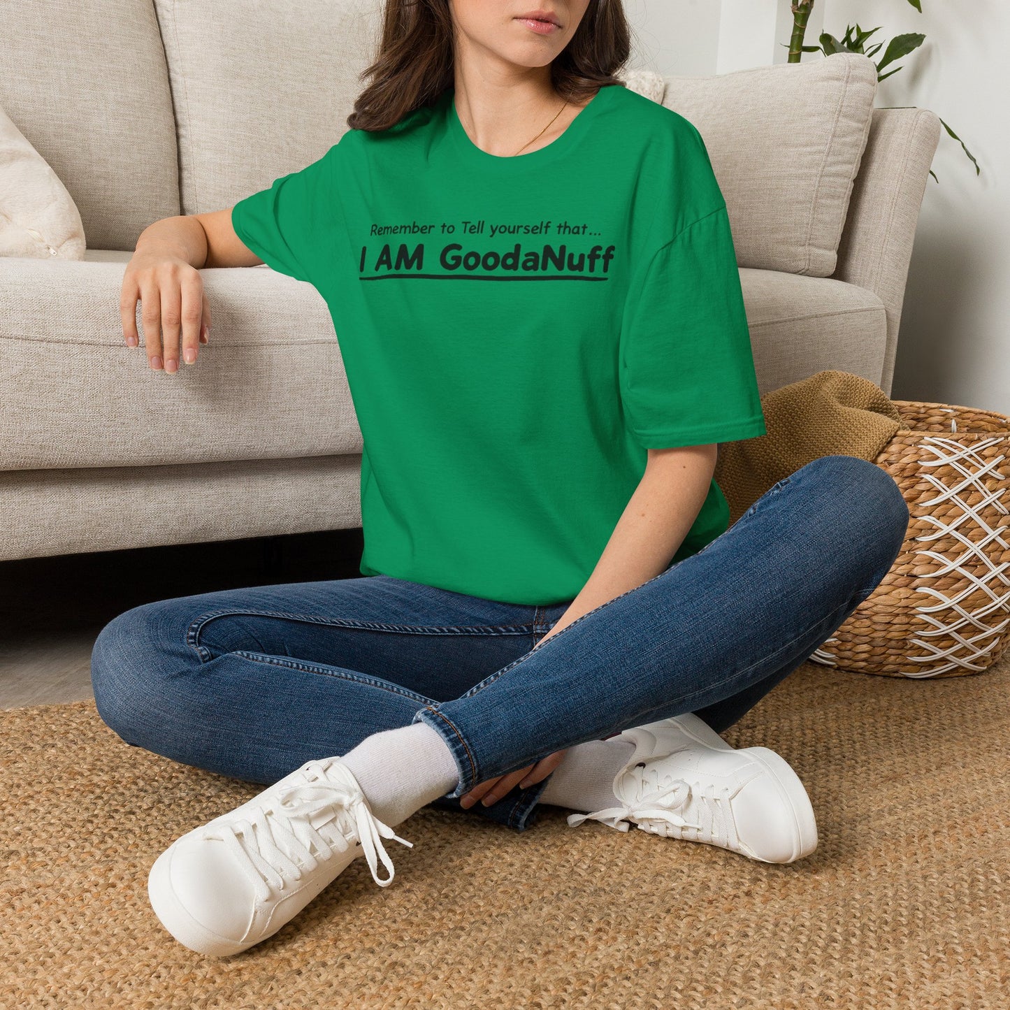 Remember to Tell yourself that...I AM GoodaNuff Unisex Softstyle T-Shirt