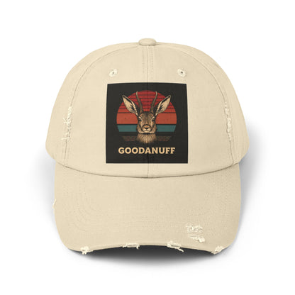 Jackalope...GoodaNuff Distressed Baseball Cap