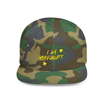 I Am GoodaNuff Embroidery Flat Bill Cap