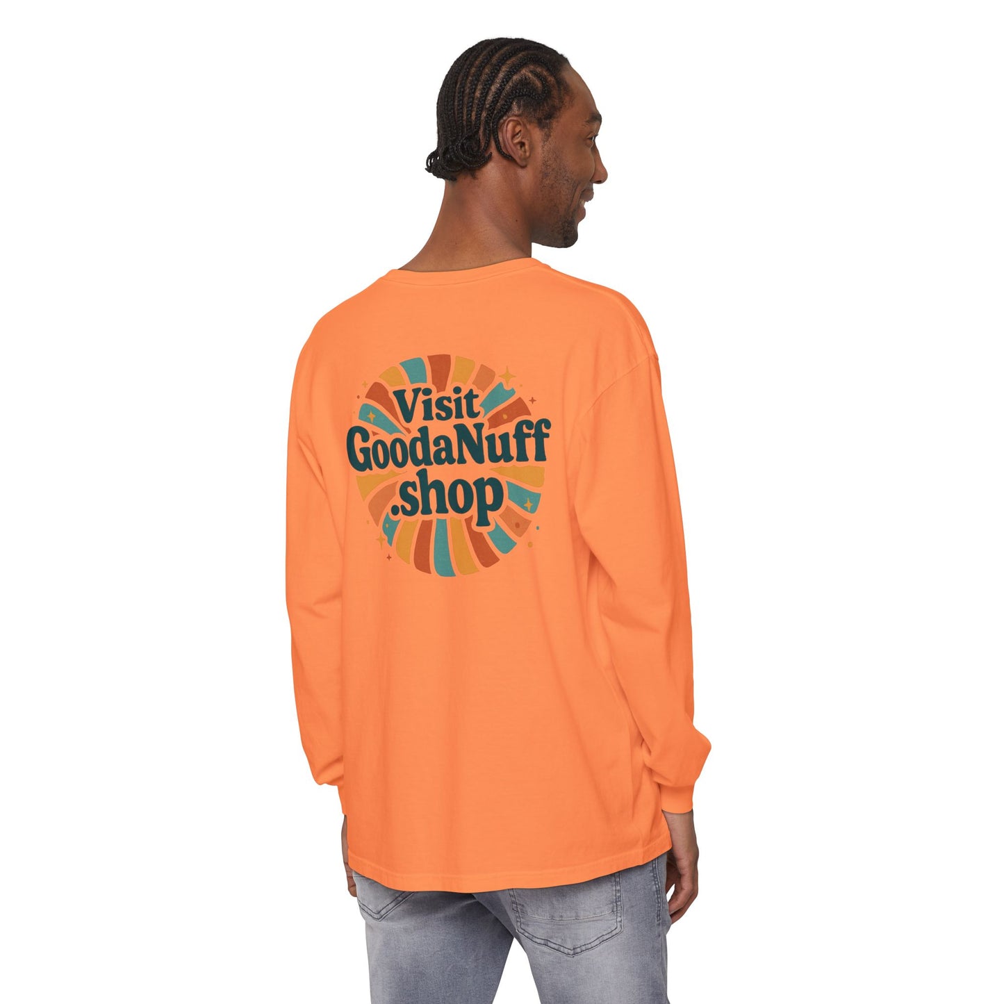 Visit GoodaNuff.shop Unisex Long Sleeve Tee