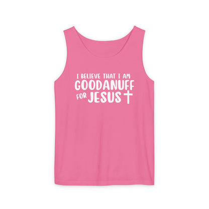 I Believe that I am GoodaNuff for Jesus Men's Lightweight Tank Top