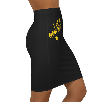 I AM GoodaNuff Pencil Skirt