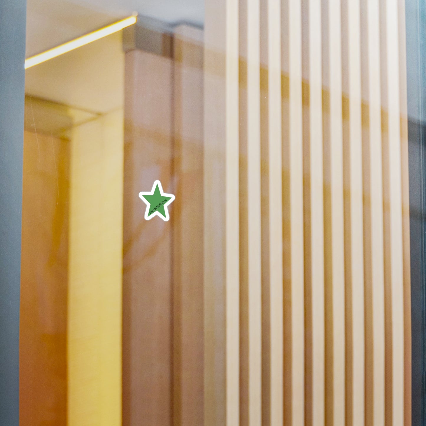 Green Star GoodaNuff.shop Mini Sticker