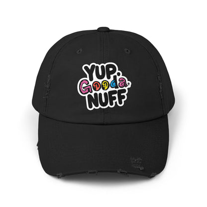 Yup. GoodaNuff Distressed Baseball Cap