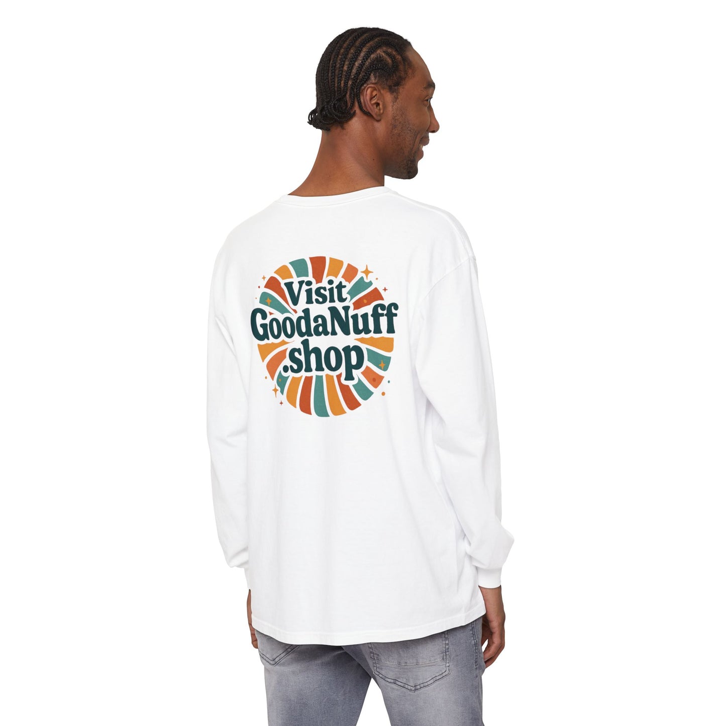 Visit GoodaNuff.shop Unisex Long Sleeve Tee