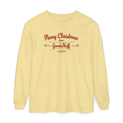 Merry Christmas from...GoodaNuff 2025 Unisex Long Sleeve Tee