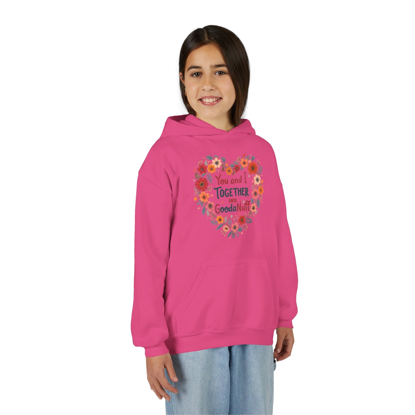 You and I Together are GoodaNuff Unisex Youth Hoodie