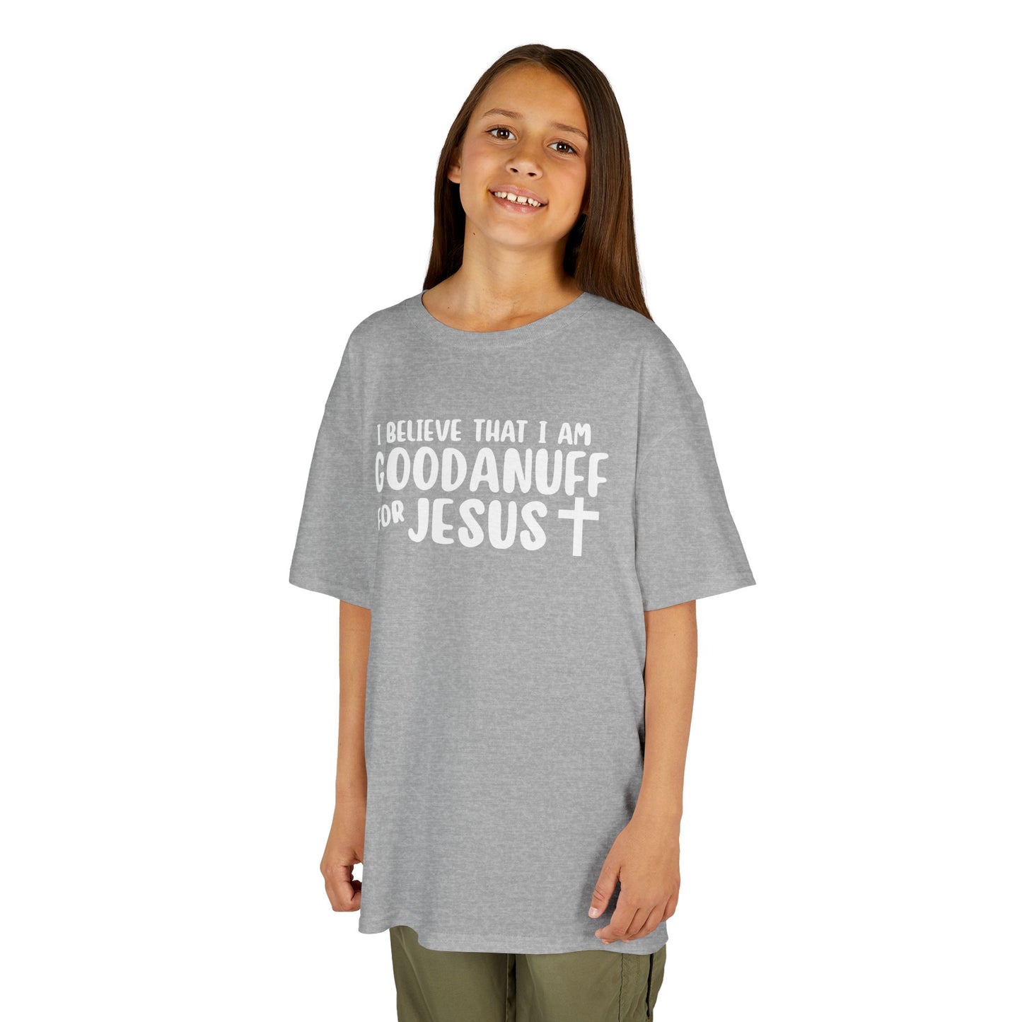 I Believe that I am GoodaNuff for Jesus Unisex Youth T-Shirt