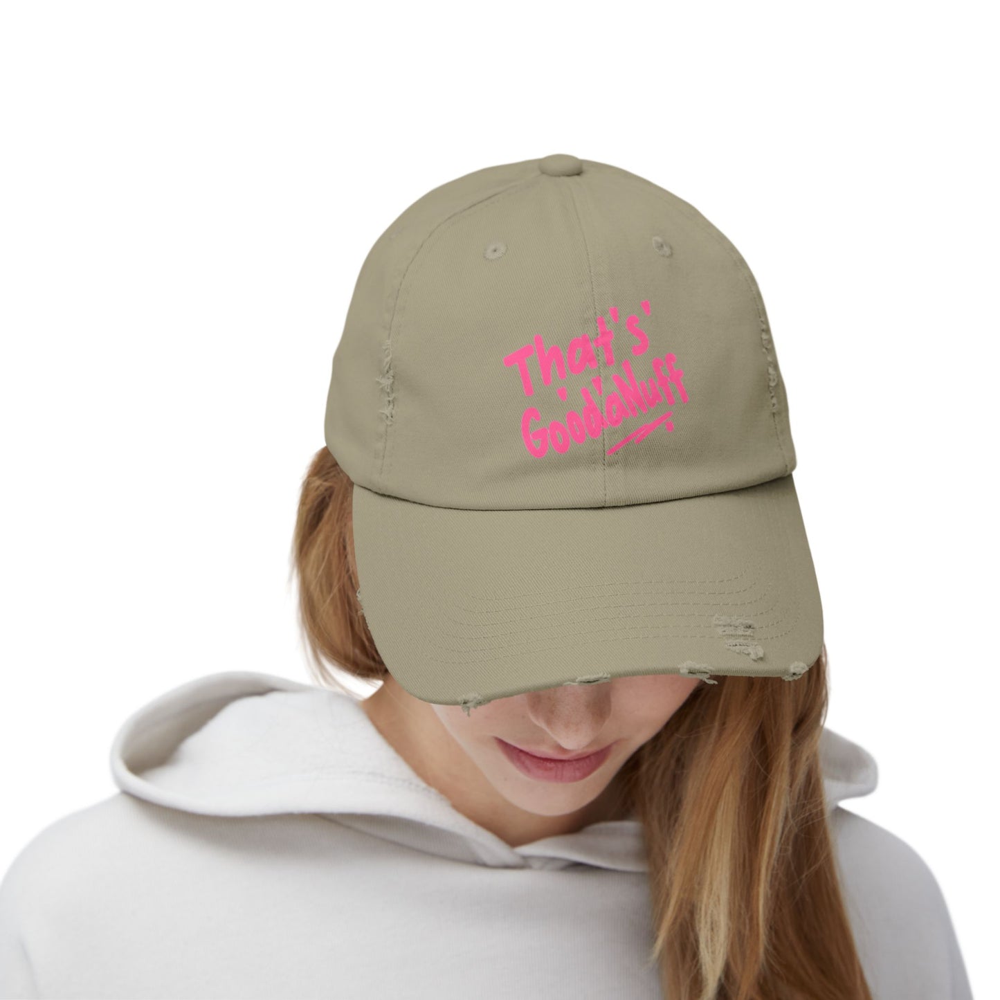 That's GoodaNuff Distressed Baseball Cap