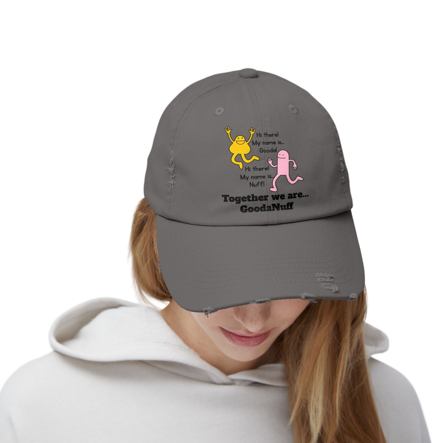 Gooda and Nuff Distressed Baseball Cap