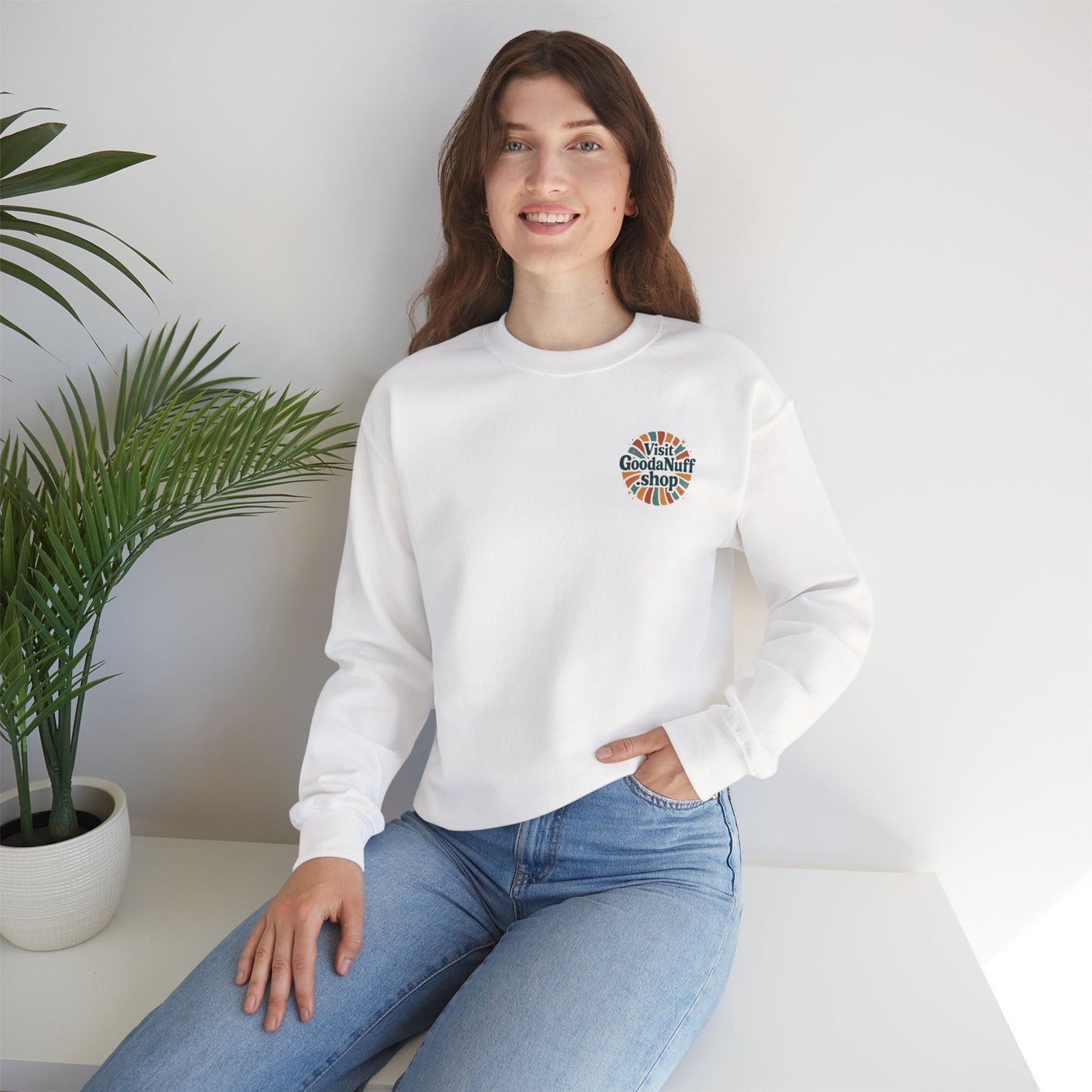Visit GoodaNuff.shop Unisex Crewneck