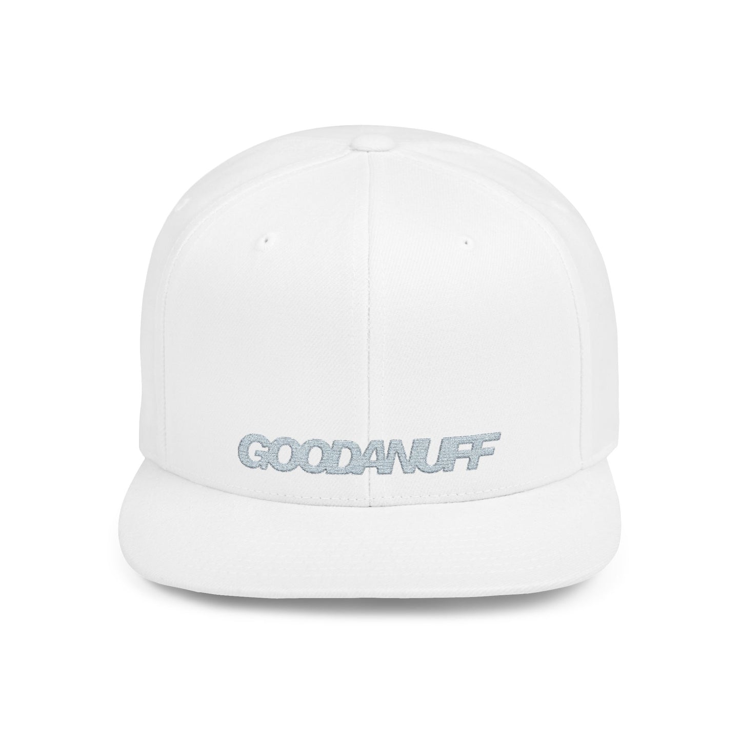 GoodaNuff Embroidery Flat Bill Cap