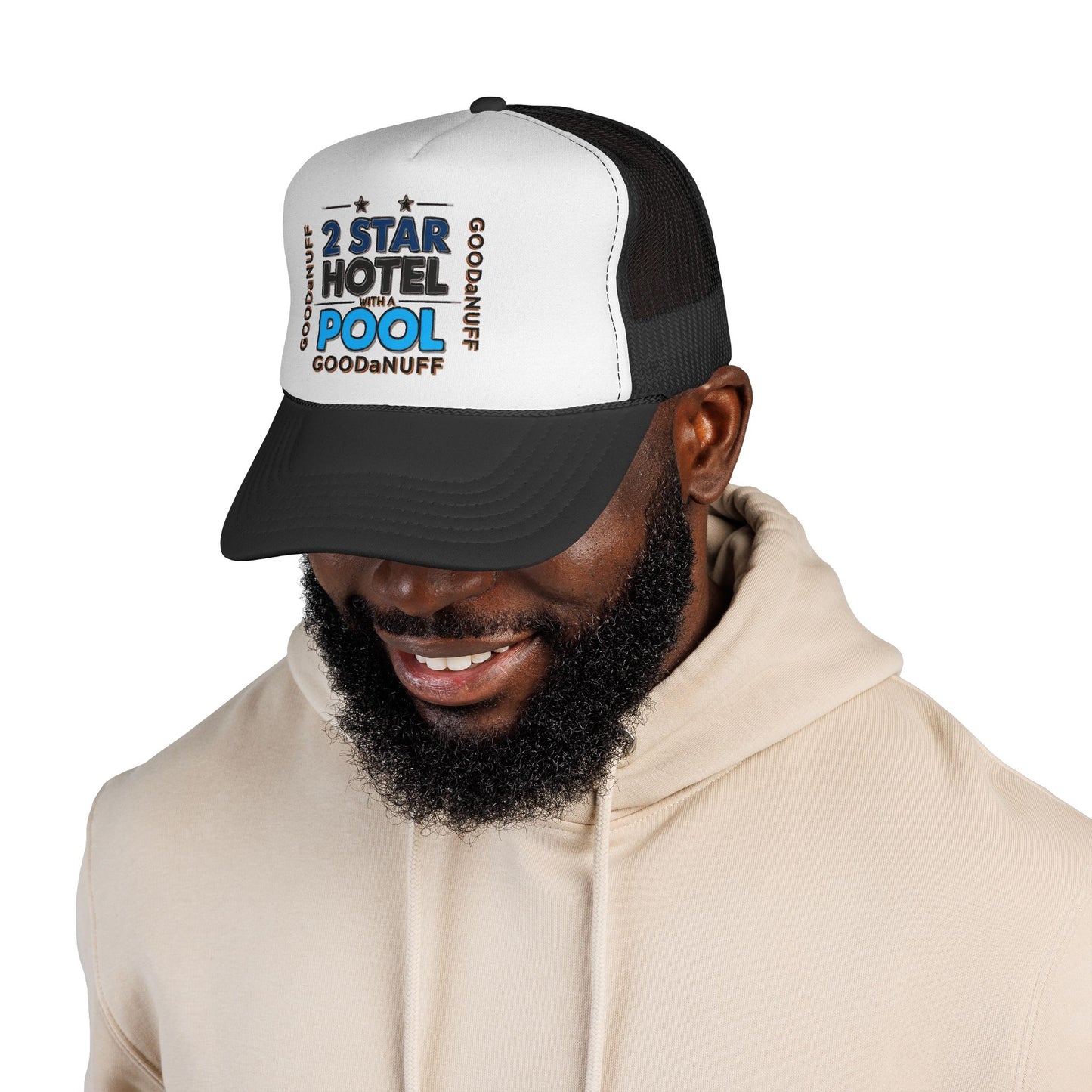 2 Star Hotel with a Pool. GoodaNuff Trucker Hat