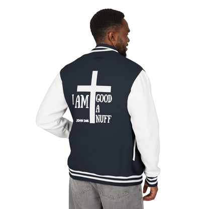 I AM GoodaNuff Unisex Letterman Jacket