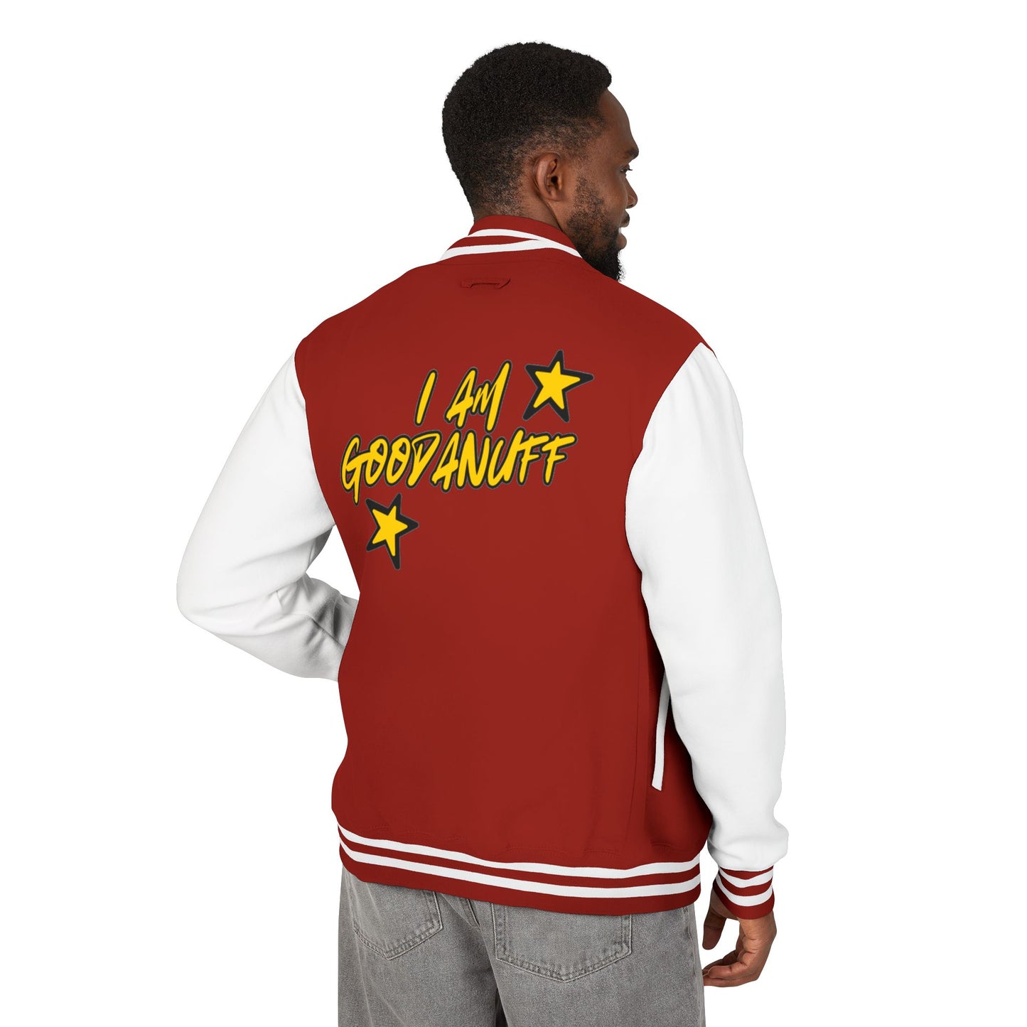 I Am GoodaNuff Unisex Letterman Jacket
