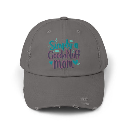 Simply a GoodaNuff Mom Distressed Baseball Cap