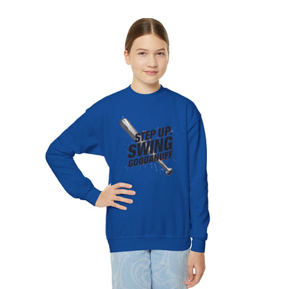 Step Up. Swing GoodaNuff Unisex Youth Crewneck