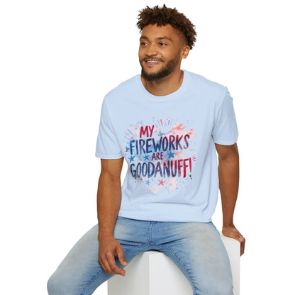 My Fireworks are GoodaNuff Unisex Softstyle T-Shirt