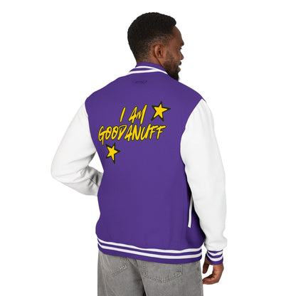 I Am GoodaNuff Unisex Letterman Jacket
