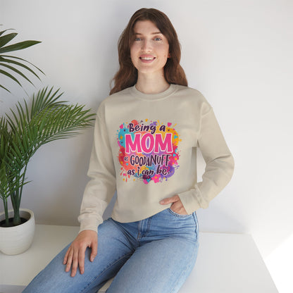 Being a Mom as GoodaNuff as I can be Unisex Softstyle T-Shirt