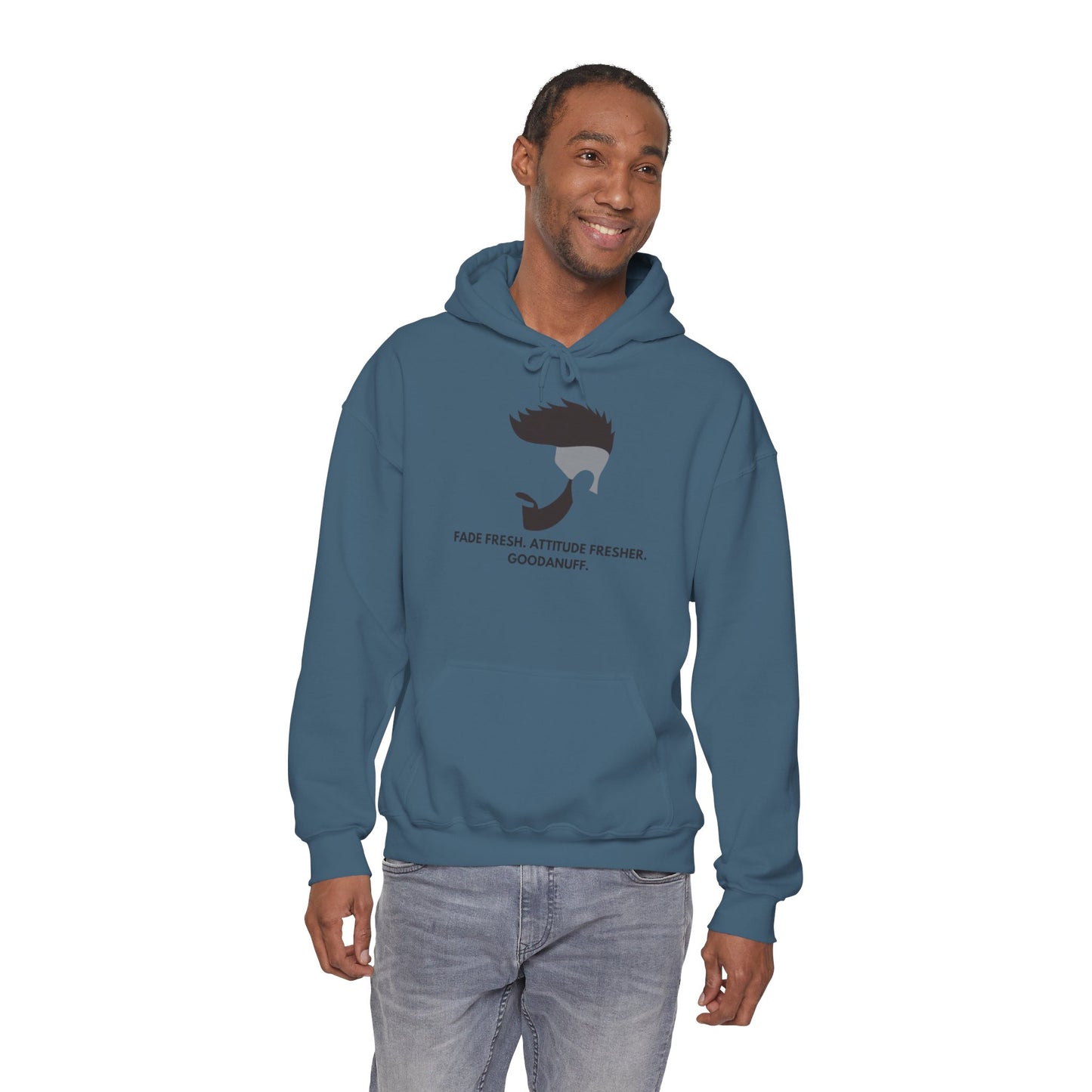 Fade Fresh. Attitude Fresher. GoodaNuff Unisex Hoodie