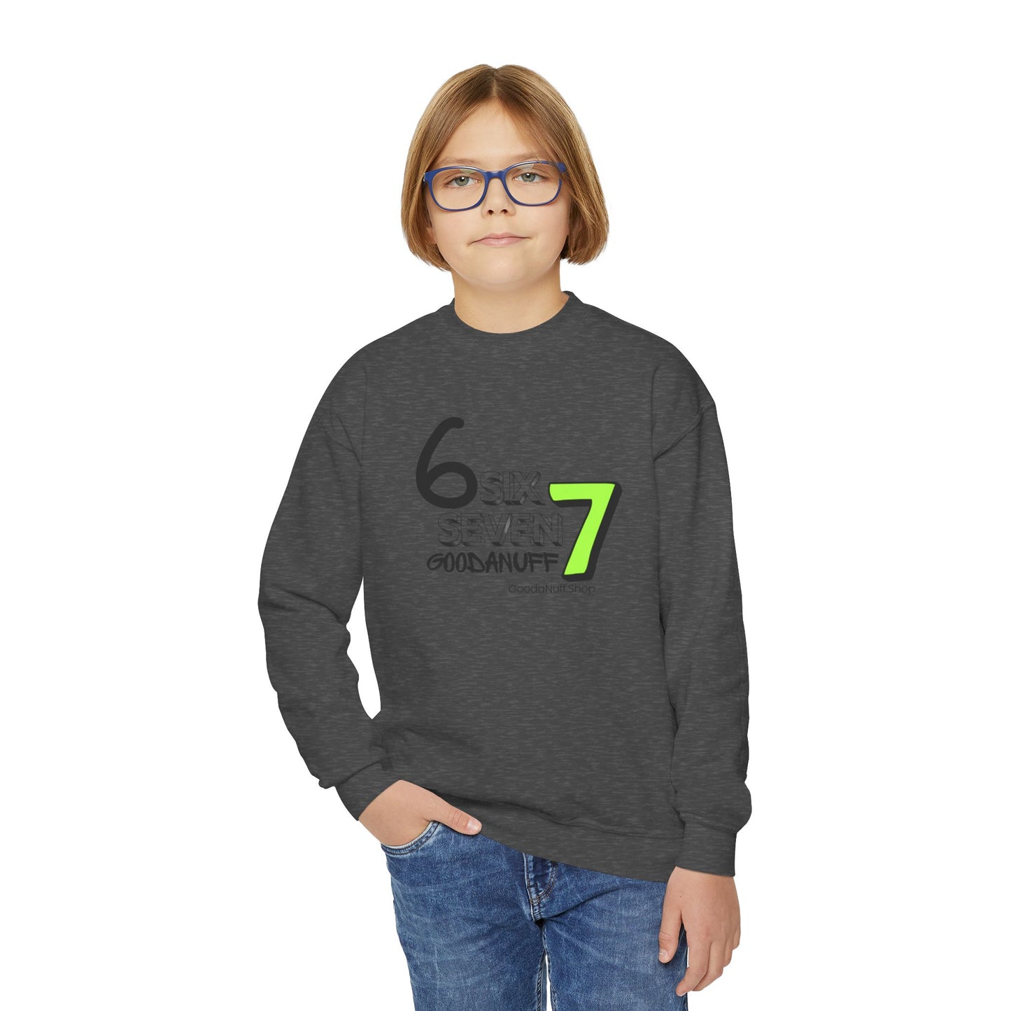 6 Seven Unisex Youth Crewneck