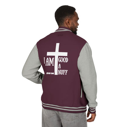 I AM GoodaNuff Unisex Letterman Jacket