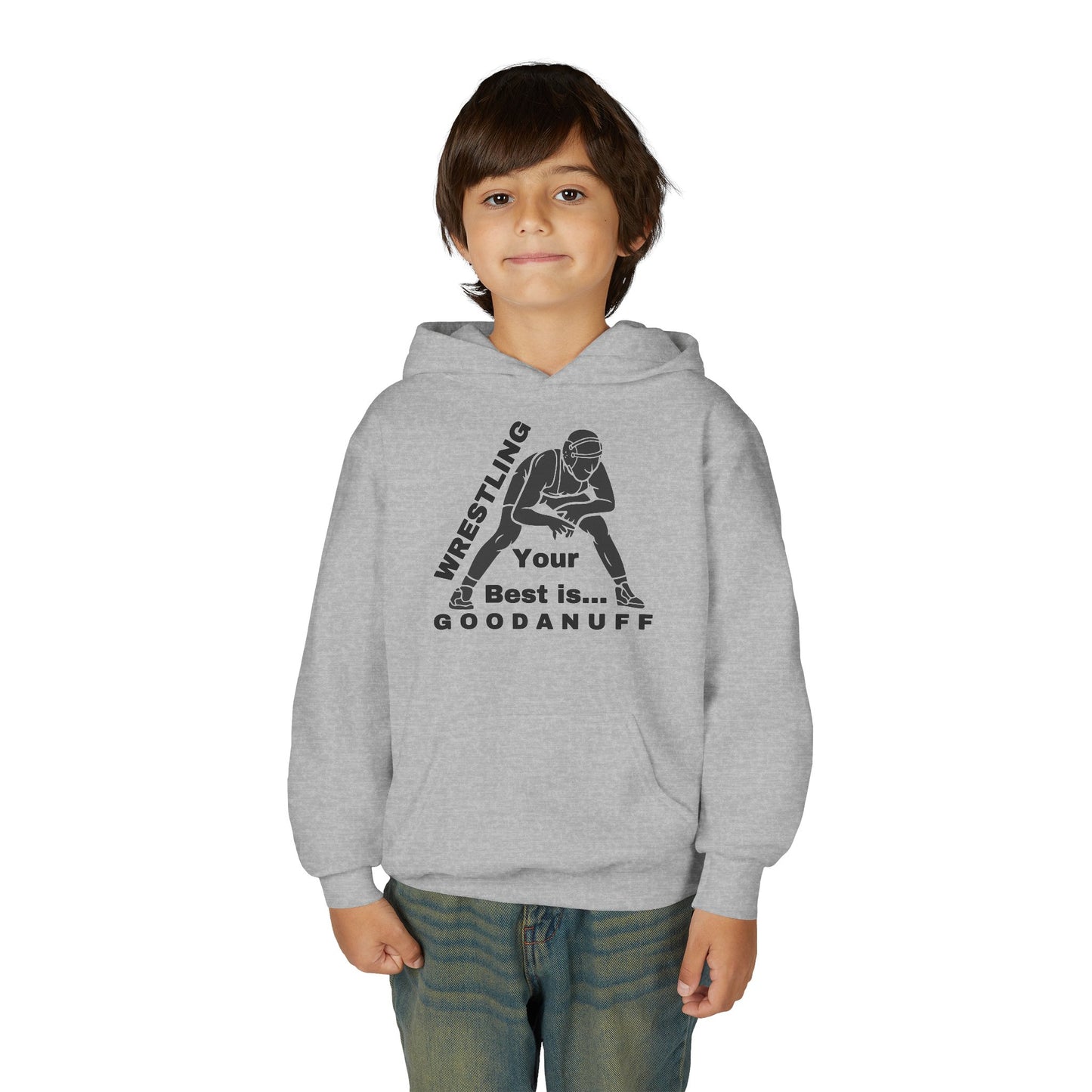 Wrestling Your Best is...GoodaNuff Unisex Youth Hoodie