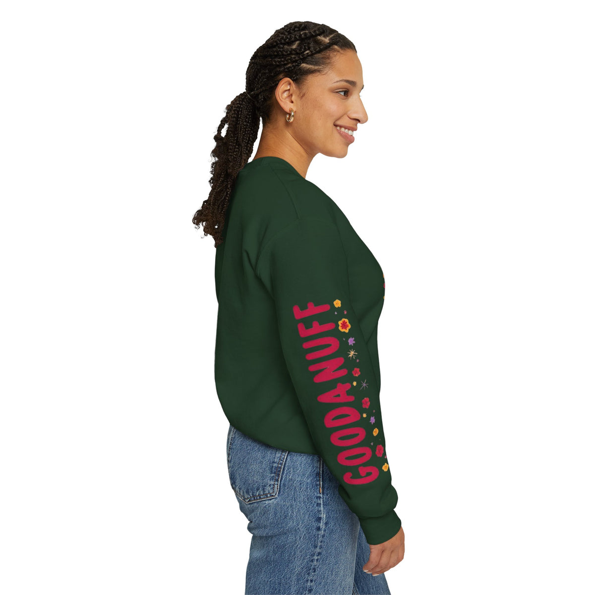 Throw a Sweatshirt on & call it GoodaNuff Women's Unisex Crewneck