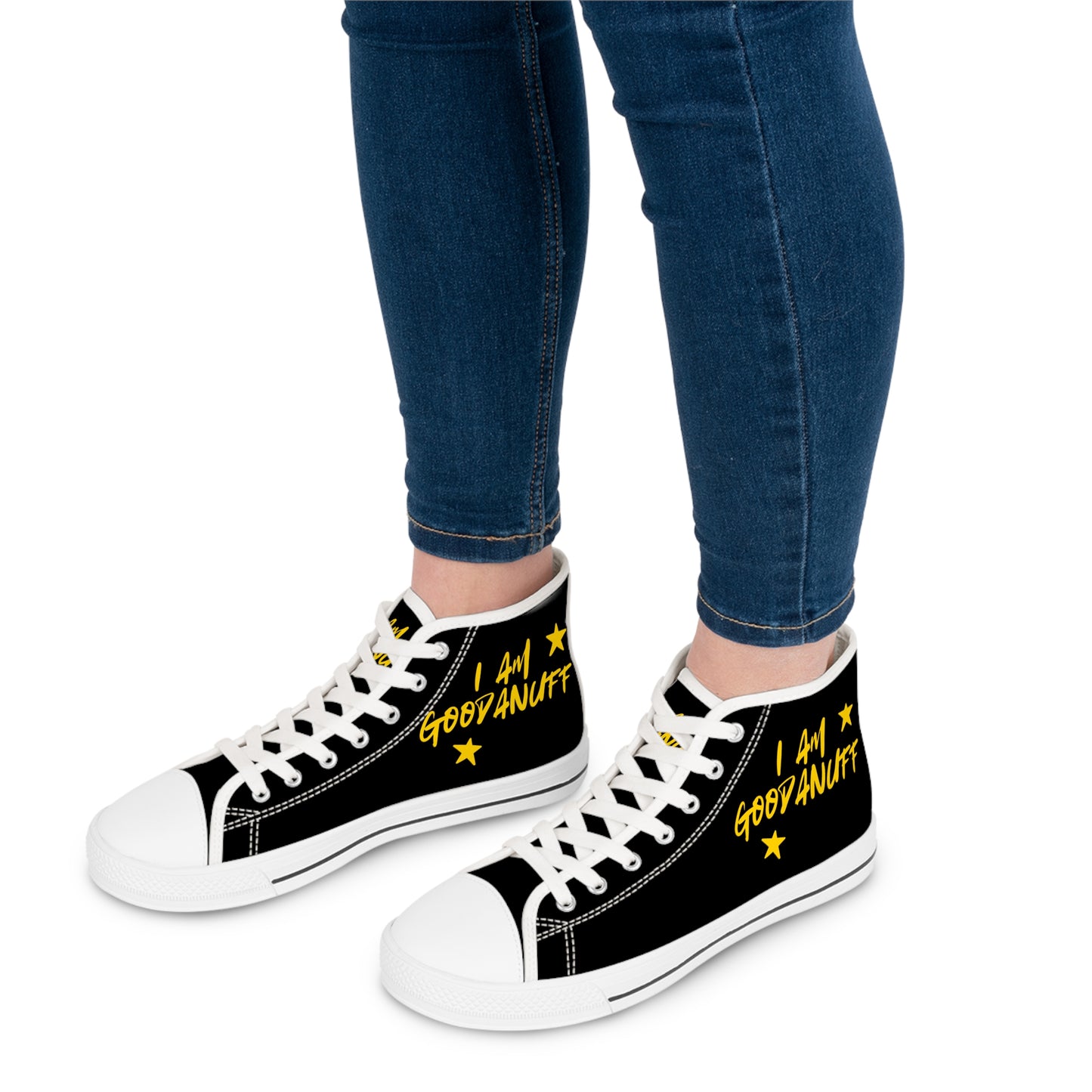 I AM GoodaNuff Womens High Top Sneakers