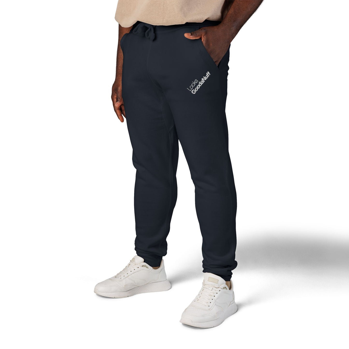 White-Looks GoodaNuff Classic Unisex Jogger Sweatpants