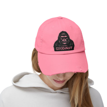 Living GoodaNuff Distressed Baseball Cap