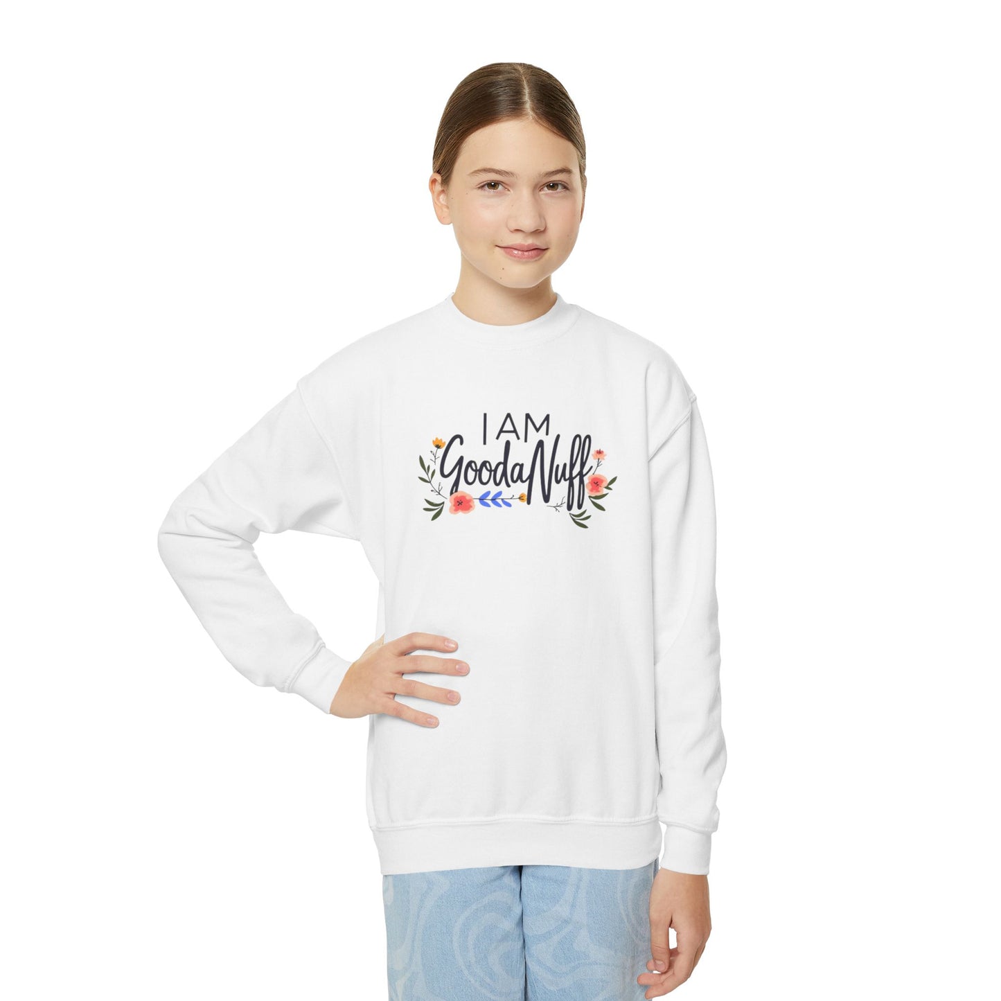 I Am GoodaNuff Unisex Youth Crewneck