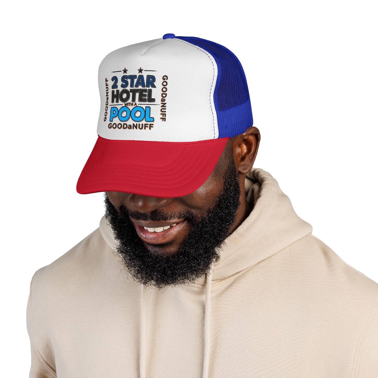 2 Star Hotel with a Pool. GoodaNuff Trucker Hat
